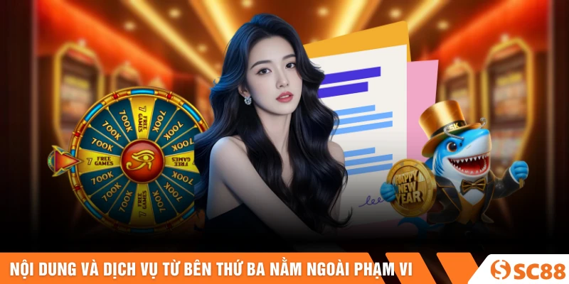 Nội dung và dịch vụ từ bên thứ ba nằm ngoài phạm vi 